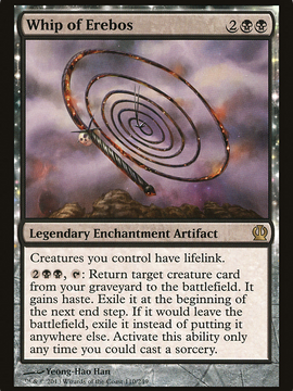 Whip of Erebos (THS-110) - Theros: (enchantment) Foil
