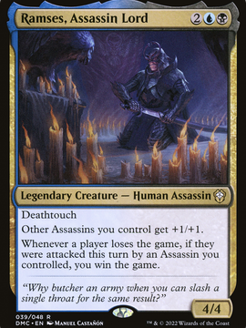 Ramses, Assassin Lord (DMC-039) - Dominaria United Commander