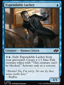 Expendable Lackey (J25-308) - Foundations Jumpstart