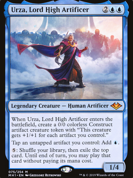 Urza, Lord High Artificer (MH1-075) - Modern Horizons