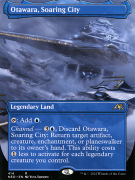 Otawara, Soaring City (NEO-414) - Kamigawa: Neon Dynasty (Borderless) Foil