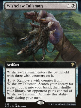 Wishclaw Talisman (ELD-357) - Throne of Eldraine: (Extended Art)