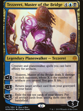 Tezzeret, Master of the Bridge (BABP-275) - War of the Spark Foil