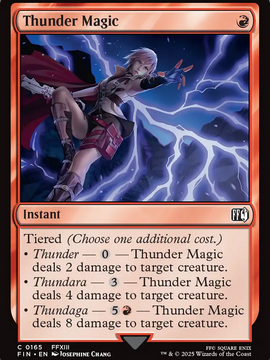 Thunder Magic (FIN-165) - FINAL FANTASY