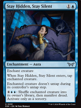 Stay Hidden, Stay Silent (DSK-291) - Duskmourn: House of Horror Foil