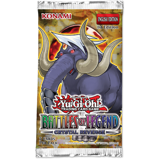 Yu-Gi-Oh! - Battles of Legend: Crystal Revenge (1st Edition) - Booster Pack
