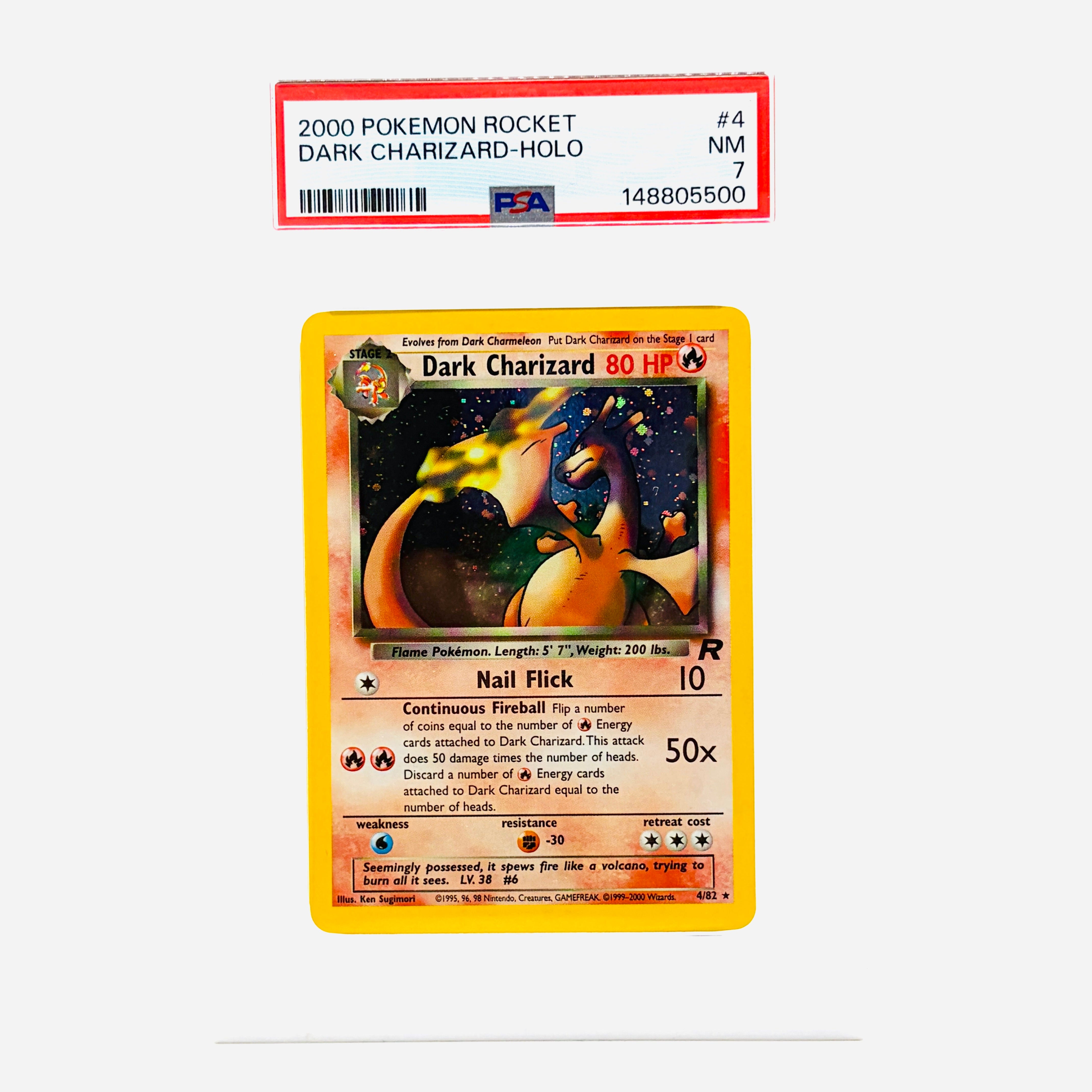 pokemon card dark charizard Pokmon Dark Charizard 21/82 Team Rocket 1st Edition Rare PSA 6 English TCG