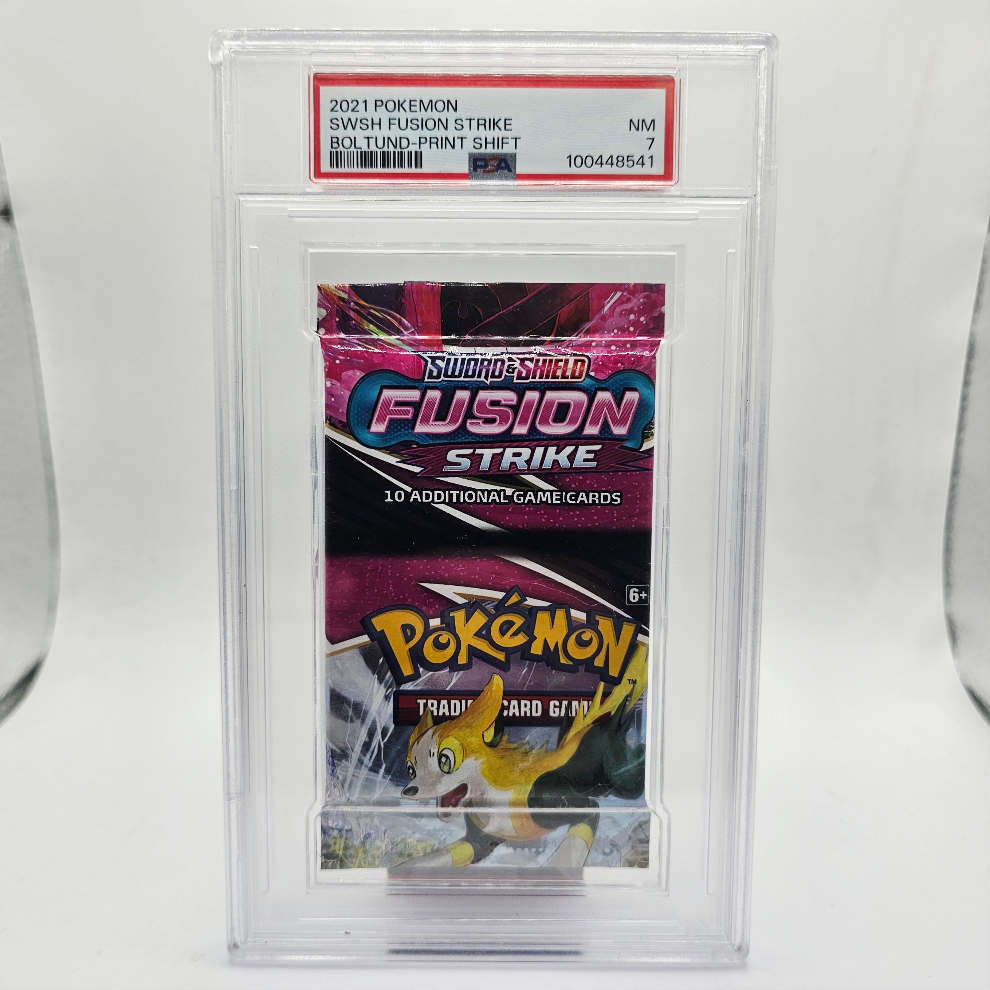 PSA 7 Fusion Strike Error Booster Pack - Boltund Print Shift - POP 9