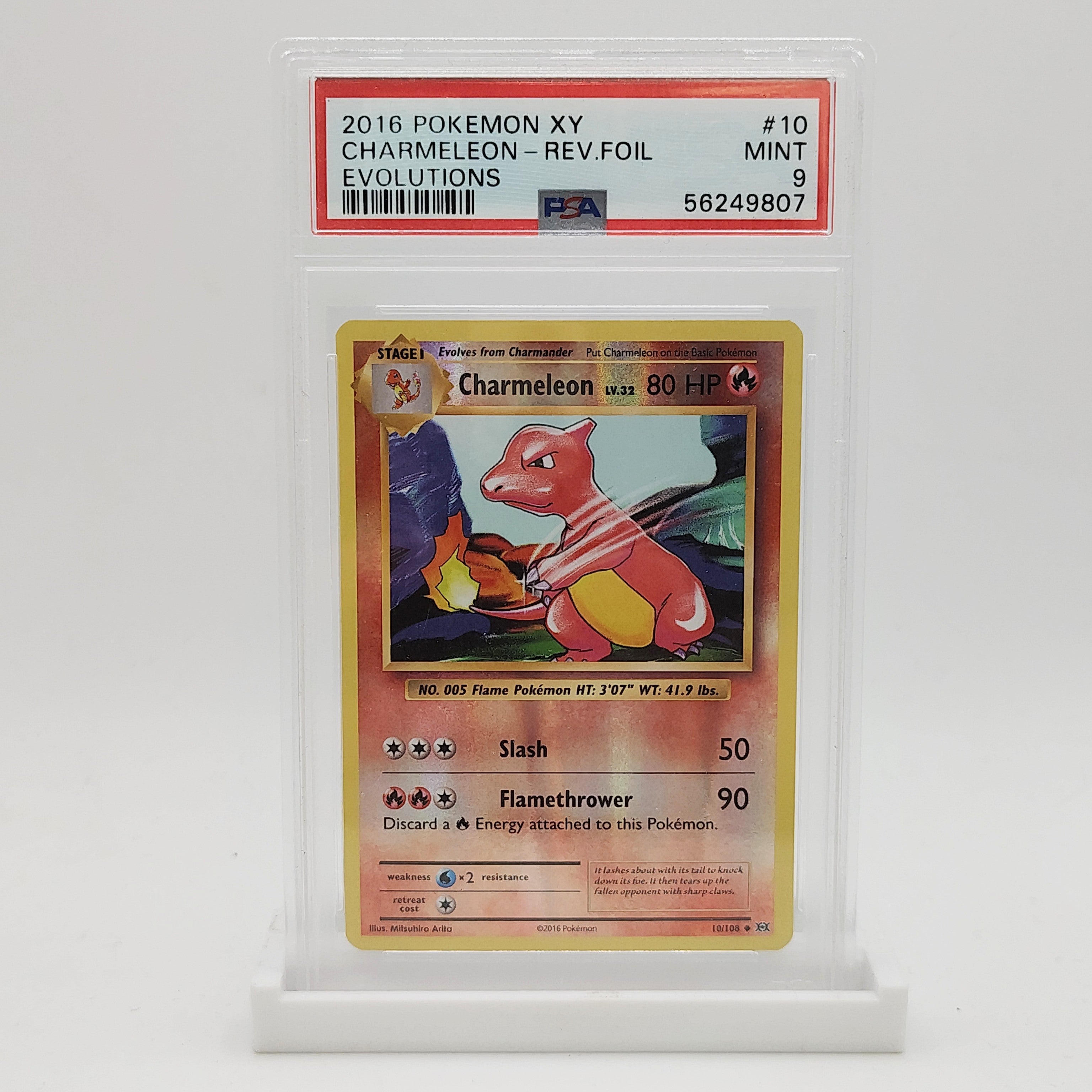 PSA 9 Charmeleon Reverse Holo