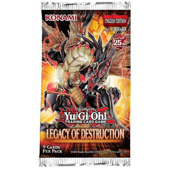 Yu-Gi-Oh! - Legacy of Destruction (1st Edition) - Booster Pack