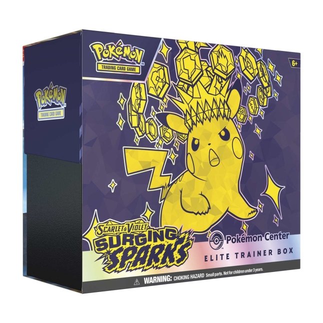Pokémon - Scarlet & Violet - Surging Sparks - Pokemon Center Exclusive Elite Trainer Box