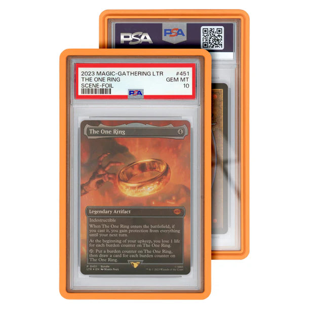 psa graded magic cards The Gathering (MTG) Framed Card Display-Black Design Mega Vintage Graded MTG Mystery