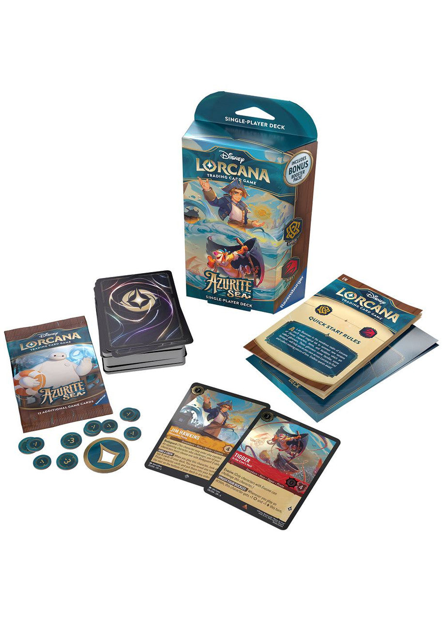 Disney Lorcana: Azurite Sea Starter Deck - Amber & Ruby