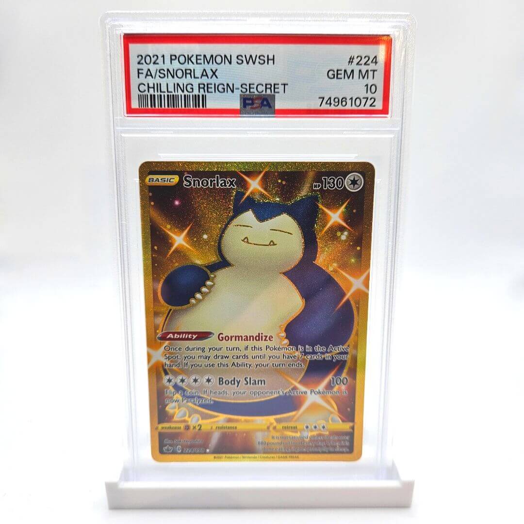 PSA 10 Snorlax GOLD Secret Rare