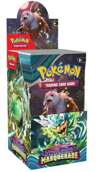 Pokmon - SV: Twilight Masqueade - 18 Pack - Half Booster Box Danireon Cards & Games Pokmon - SV: Twilight Masqueade - 18 Pack - Half Booster Box Danireon Cards & Games