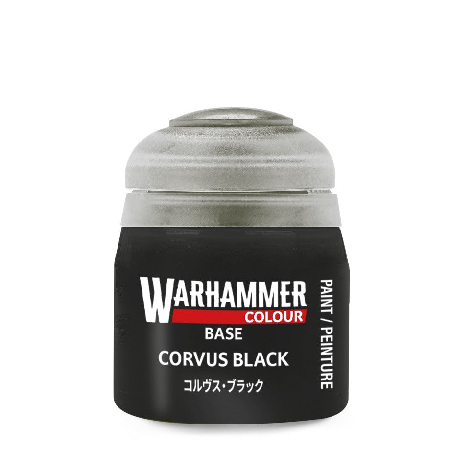 Warhammer Colour - Base - Corvus Black (21-44)