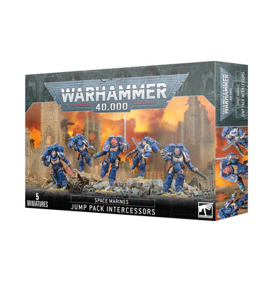 Warhammer 40,000 - Space Marines - Assault Intercessors With Jump Packs (48-13)
