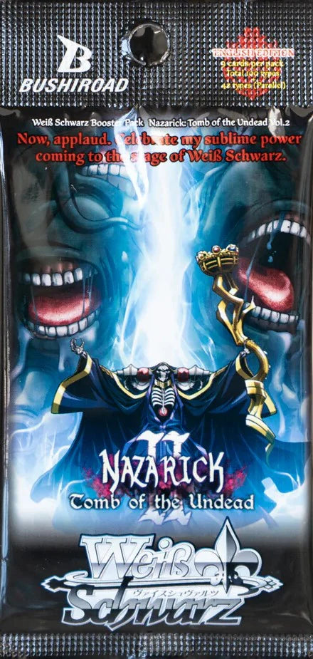 Weiss Schwarz - Nazarick: Tomb of the Undead Vol. 2 - Booster Pack (En Danireon Cards & Games Weiss Schwarz - Nazarick: Tomb of the Undead Vol. 2 - Booster Pack (En Danireon Cards & Games