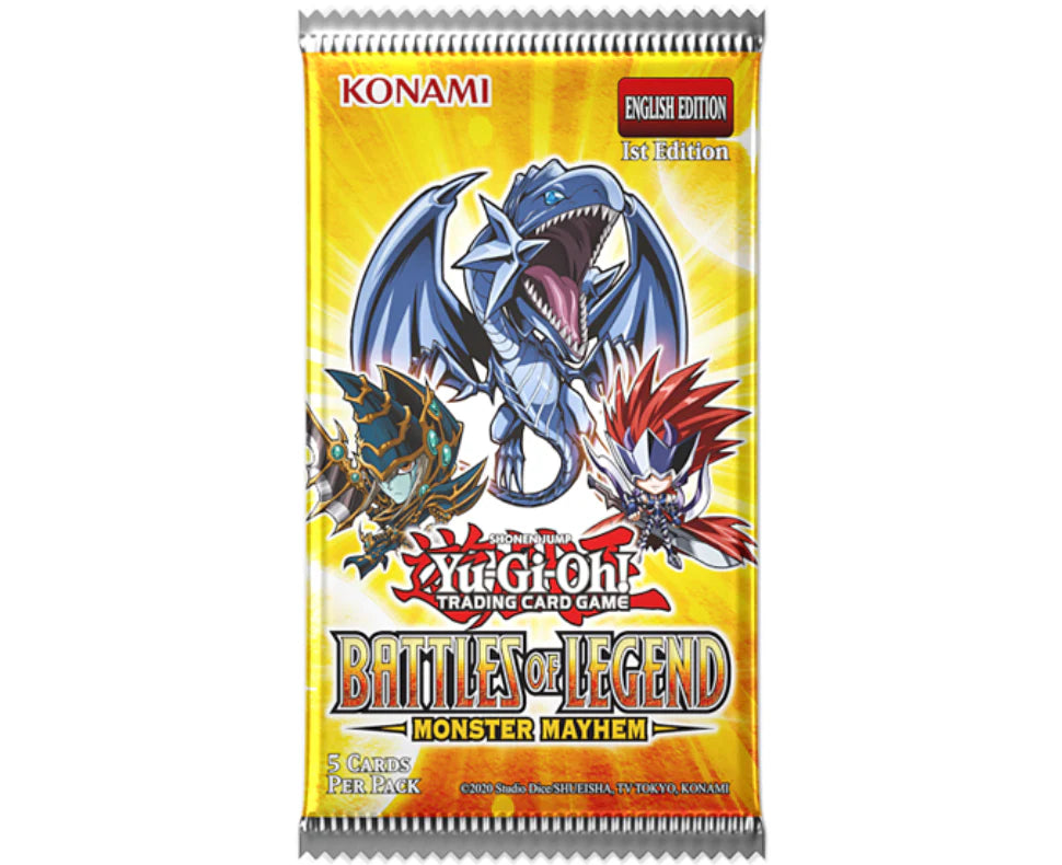 Yu-Gi-Oh! - Battles of Legend - Monster Mayhem Booster Pack - 1st Edition