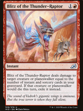 Blitz of the Thunder-Raptor (IKO-109) - Ikoria: Lair of Behemoths