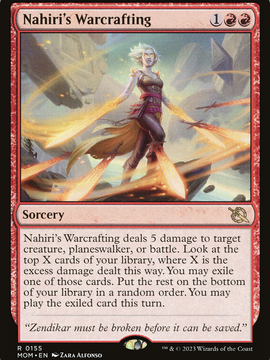 Nahiri's Warcrafting (MOM-155) - March of the Machine