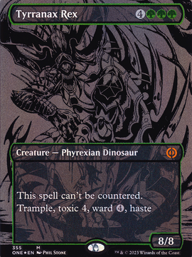 Tyrranax Rex (ONE-355) - Phyrexia: All Will Be One (Borderless) Foil