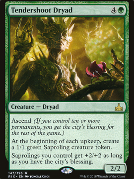 Tendershoot Dryad (RIX-147) - Rivals of Ixalan Foil