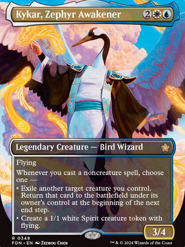 Kykar, Zephyr Awakener (FDN-348) - Foundations (Borderless)