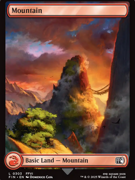 Mountain (FIN-303) - FINAL FANTASY Foil