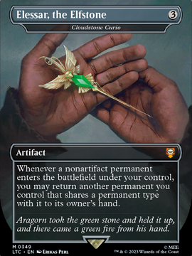 Cloudstone Curio (LTC-349) - Tales of Middle-earth Commander / Elessar, the Elfstone (Borderless) Foil