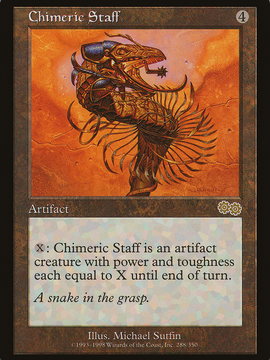 Chimeric Staff (USG-288) - Urza's Saga