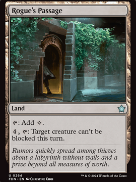 Rogue's Passage (FDN-264) - Foundations Foil