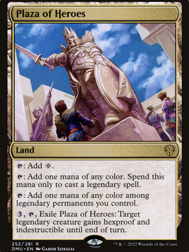 Plaza of Heroes (DMU-252) - Dominaria United Foil