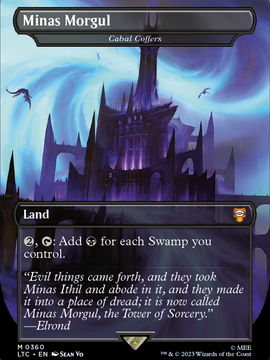 Cabal Coffers (LTC-360) - Tales of Middle-earth Commander / Minas Morgul (Borderless) Foil
