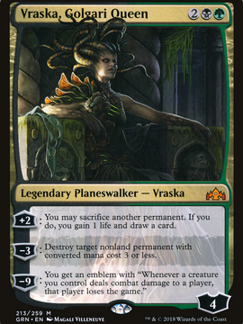 Vraska, Golgari Queen (GRN-213) - Guilds of Ravnica