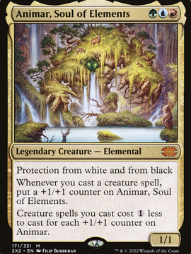 Animar, Soul of Elements (2X2-171) - Double Masters 2022 Foil