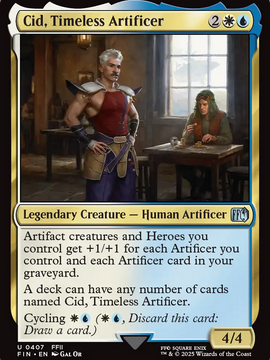 Cid, Timeless Artificer (FIN-407) - FINAL FANTASY Foil