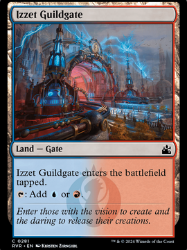 Izzet Guildgate (RVR-281) - Ravnica Remastered Foil