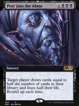 Peer into the Abyss (M21-360) - Core Set 2021: (Extended Art)