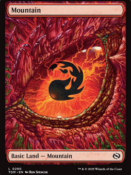 Mountain (TDM-290) - Tarkir: Dragonstorm Foil