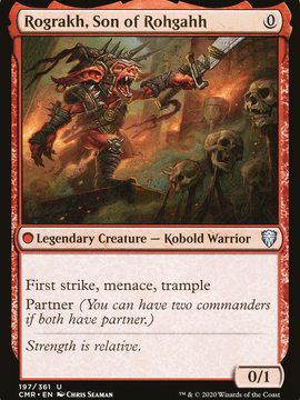Rograkh, Son of Rohgahh (CMR-197) - Commander Legends