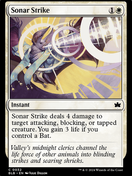 Sonar Strike (BLB-032) - Bloomburrow Foil