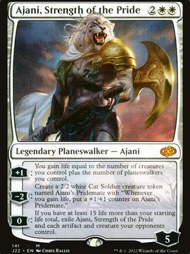 Ajani, Strength of the Pride (J22-141) - Jumpstart 2022