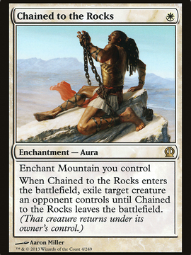 Chained to the Rocks (THS-004) - Theros Foil