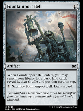 Fountainport Bell (BLB-245) - Bloomburrow Foil