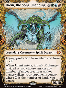 Ureni, the Song Unending (TDM-321) - Tarkir: Dragonstorm: (Showcase) Foil