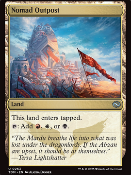 Nomad Outpost (TDM-263) - Tarkir: Dragonstorm Foil