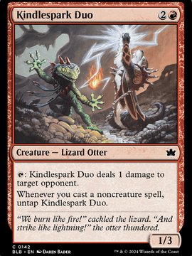 Kindlespark Duo (BLB-142) - Bloomburrow