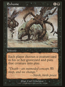 Exhume (USG-134) - Urza's Saga