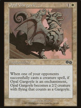 Opal Gargoyle (USG-025) - Urza's Saga